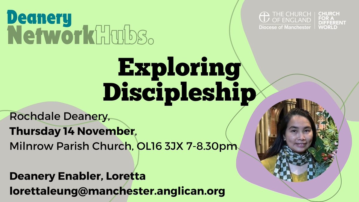 🗓️One month to go!

I've truly experienced how prayer brings everything together. Please continue to pray daily for the Children and Young People in Rochdale!

I'm confident we'll have a clearer vision by the time we meet at the Deanery Hub.

<a href="/DioManchester/">Diocese of Manchester</a> <a href="/BishMiddleton/">Mark Davies</a>