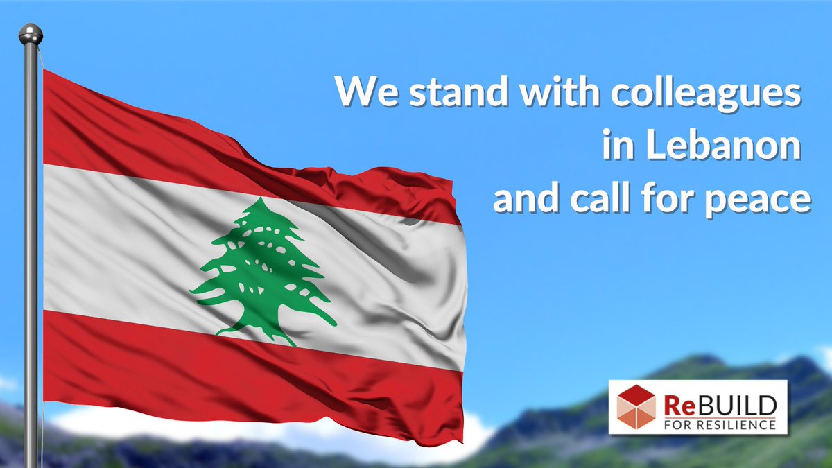 ReBUILD for Resilience (@rebuildrpc) on Twitter photo 'We stand with colleagues in Lebanon and call for peace' - a statement from the ReBUILD Consortium in support of our colleagues at <a href="/AUB_Lebanon/">American University of Beirut</a>.
rebuildconsortium.com/we-stand-with-… 'We stand with colleagues in Lebanon and call for peace' - a statement from the ReBUILD Consortium in support of our colleagues at <a href="/AUB_Lebanon/">American University of Beirut</a>.
rebuildconsortium.com/we-stand-with-…