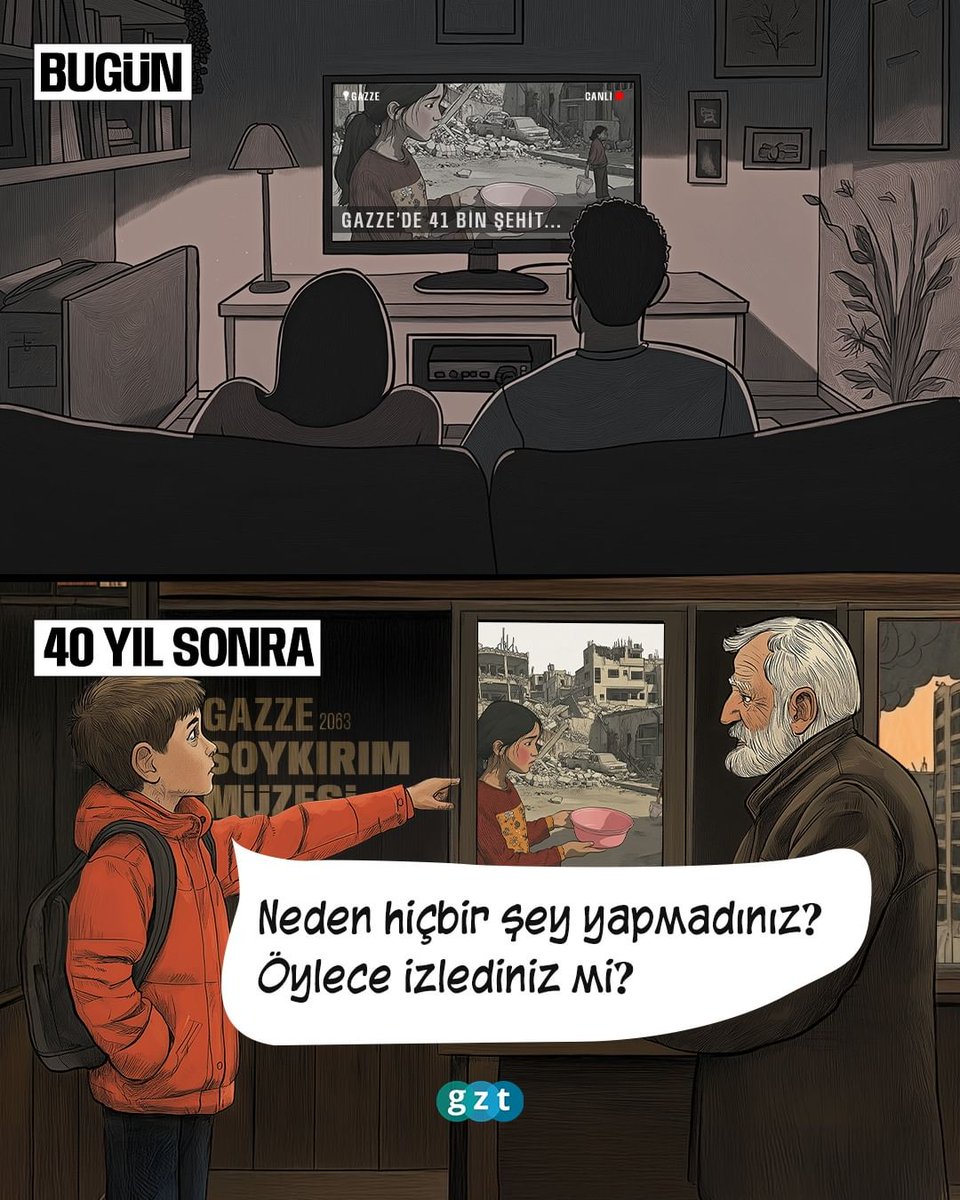 gztcom's tweet image. 🔴Tarih bazen yazmakla kalmaz, aynı zamanda sorular doğurur: ÖYLECE İZLEDİNİZ Mİ?

🪦 İsrail'in saldırılarını sürdürdüğü Gazze'de ölenlerin sayısı 42 bin 344'e yükseldi