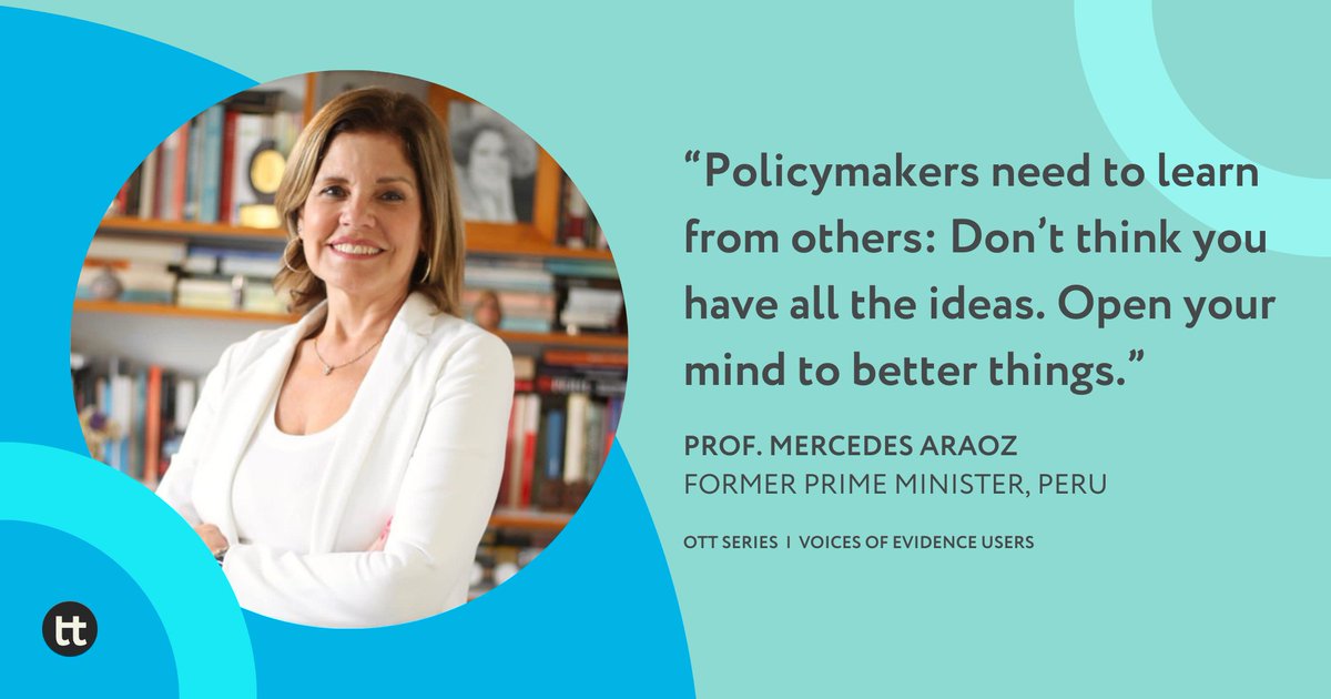 On Think Tanks (@onthinktanks) on Twitter photo What does it take to lead in complex political landscapes?
Prof. <a href="/MecheAF/">Mercedes Aráoz</a>, former Prime Minister of #Peru, shares her insights on #governance, inclusive #policy reforms, and the impact of #ThinkTanks in shaping evidence-based decisions.
Read more: onthinktanks.org/articles/in-co… What does it take to lead in complex political landscapes?
Prof. <a href="/MecheAF/">Mercedes Aráoz</a>, former Prime Minister of #Peru, shares her insights on #governance, inclusive #policy reforms, and the impact of #ThinkTanks in shaping evidence-based decisions.
Read more: onthinktanks.org/articles/in-co…
