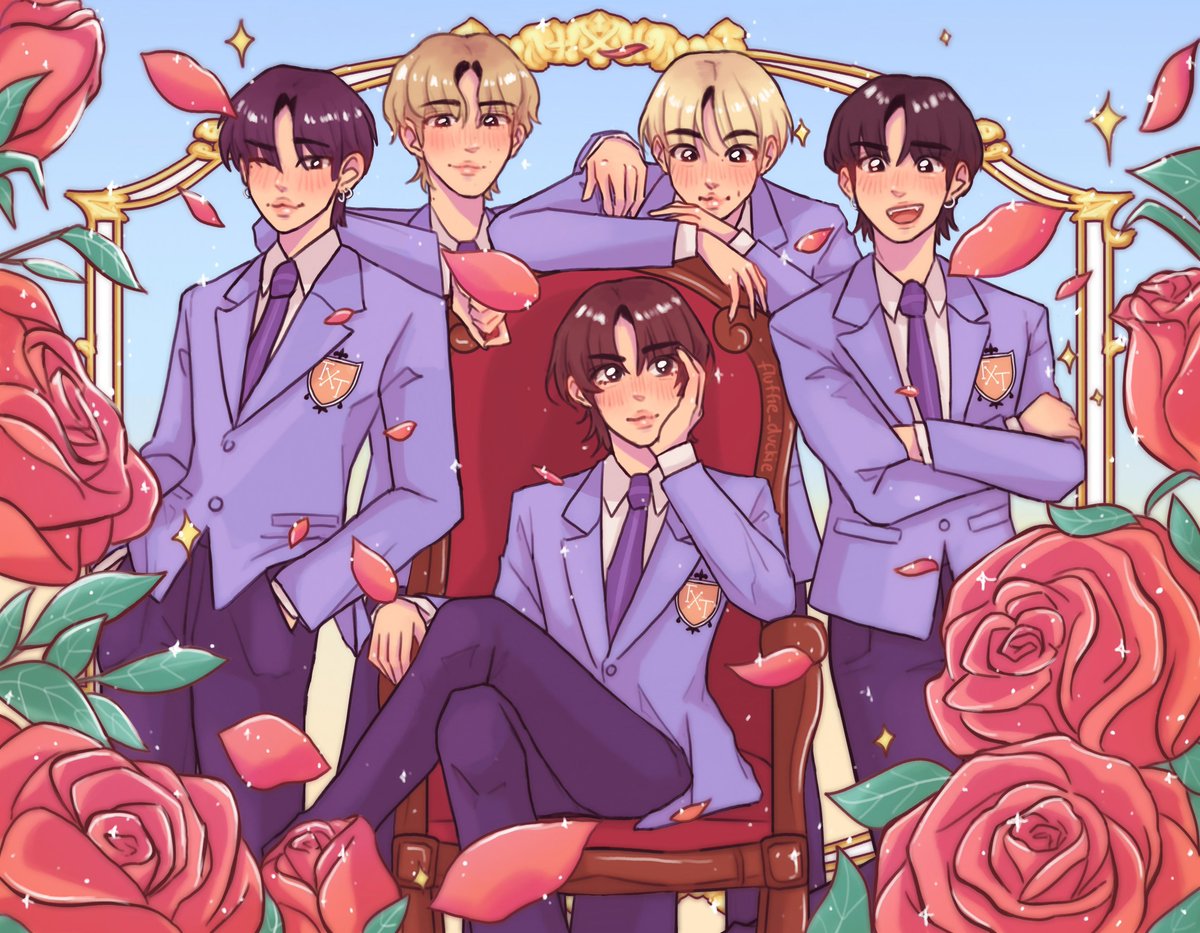 txt x ouran highschool host club 🩷🌹✨

#TXTfanart #txt #ohshc