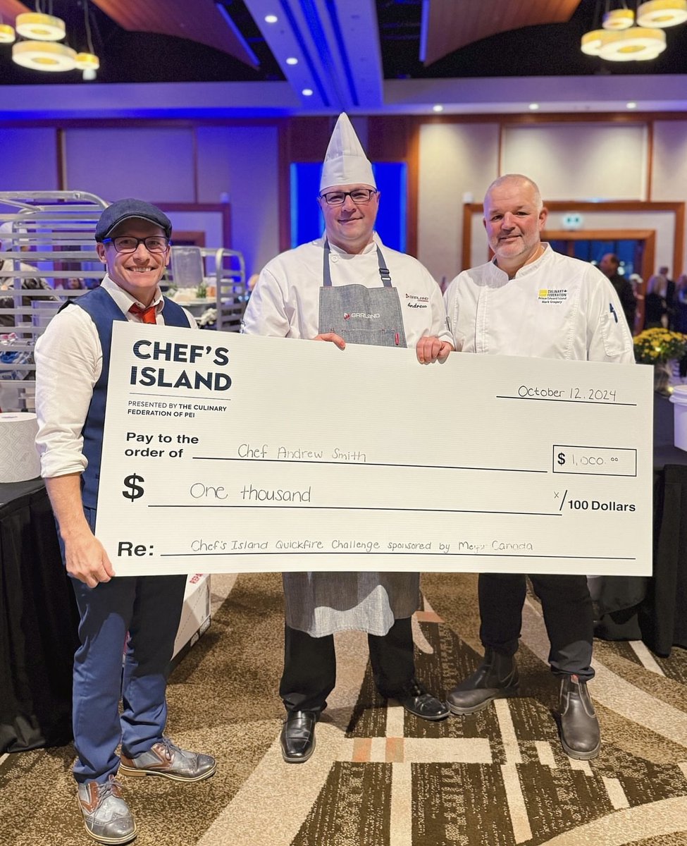 Join us in congratulating our very own, Chef Andrew Smith, on winning this year’s Meyer Quickfire Challenge at the Chef's Island event this past weekend! We are so proud!🙌Thanks to Meyer Canada for sponsoring and making this possible!