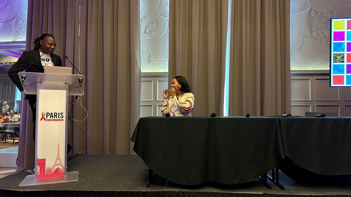 GNP+ (@gnpplus) on Twitter photo During the session on innovative inclusion: community-led risk reduction community first, our Co-ed <a href="/SboNkosiZA/">Sibongile Nkosi</a> discussed the importance of communities in the fight to end HIV today at the #FastTrackCity2024.
#CommunitiesFirst #LeadWithCommunities #FTC2024 During the session on innovative inclusion: community-led risk reduction community first, our Co-ed <a href="/SboNkosiZA/">Sibongile Nkosi</a> discussed the importance of communities in the fight to end HIV today at the #FastTrackCity2024.
#CommunitiesFirst #LeadWithCommunities #FTC2024