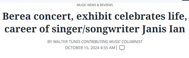 The Janis Ian Archives will open this Friday! Come join us in celebrating Ian and the gift of her personal archives. kentucky.com/entertainment/…