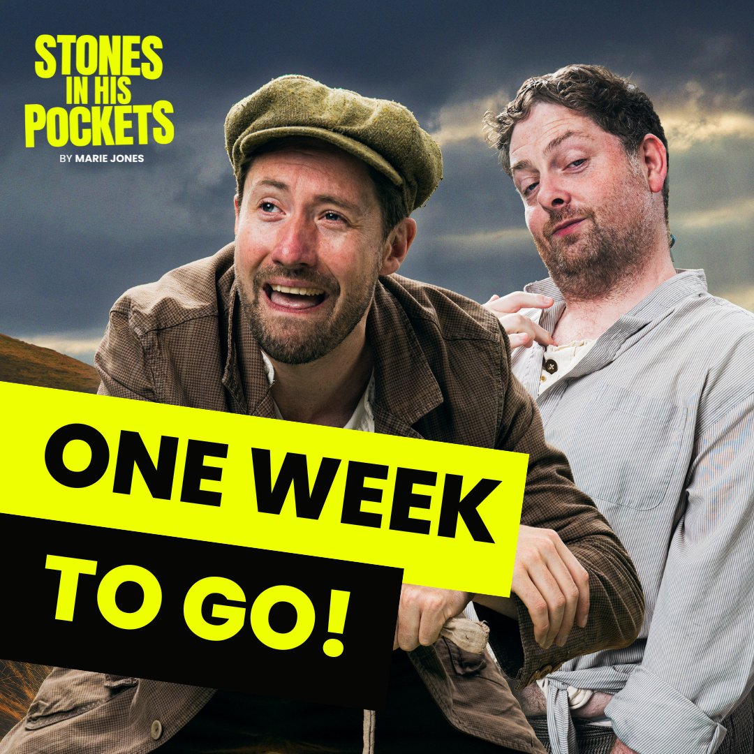 Just ONE WEEK until the award-winning dark comedy, Stones in His Pockets comes to the Octagon.
Prepare for a rollercoaster of emotions as this must-see show explores friendships &amp; the complexities of life in the spotlight. 
Tue 22 Oct – Sat 2 Nov
From £15
bit.ly/4drgxqA