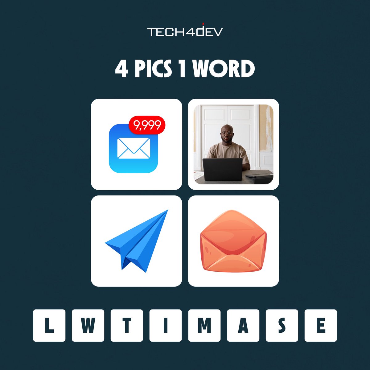 Tech4DevHQ's tweet image. Something you use everyday, and sometimes you don’t like to open it. 

Can you guess the word?  

#Tech4dev #4Pics1Word #Guesstheword