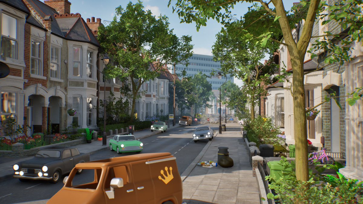 cxtxna_'s tweet image. Final thing ill post before dissapearing for a couple months again, #FunkoFusion #ShaunOFTheDead work ive done, building the terrace houses was a challenge~ &amp;gt;_&amp;lt; I enjoyed painting the landscape and other work along side the houses~ #environmentart #3dart