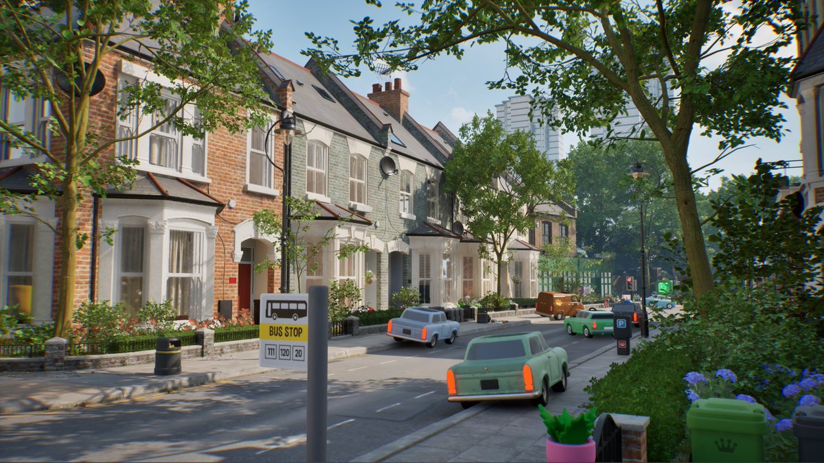cxtxna_'s tweet image. Final thing ill post before dissapearing for a couple months again, #FunkoFusion #ShaunOFTheDead work ive done, building the terrace houses was a challenge~ &amp;gt;_&amp;lt; I enjoyed painting the landscape and other work along side the houses~ #environmentart #3dart