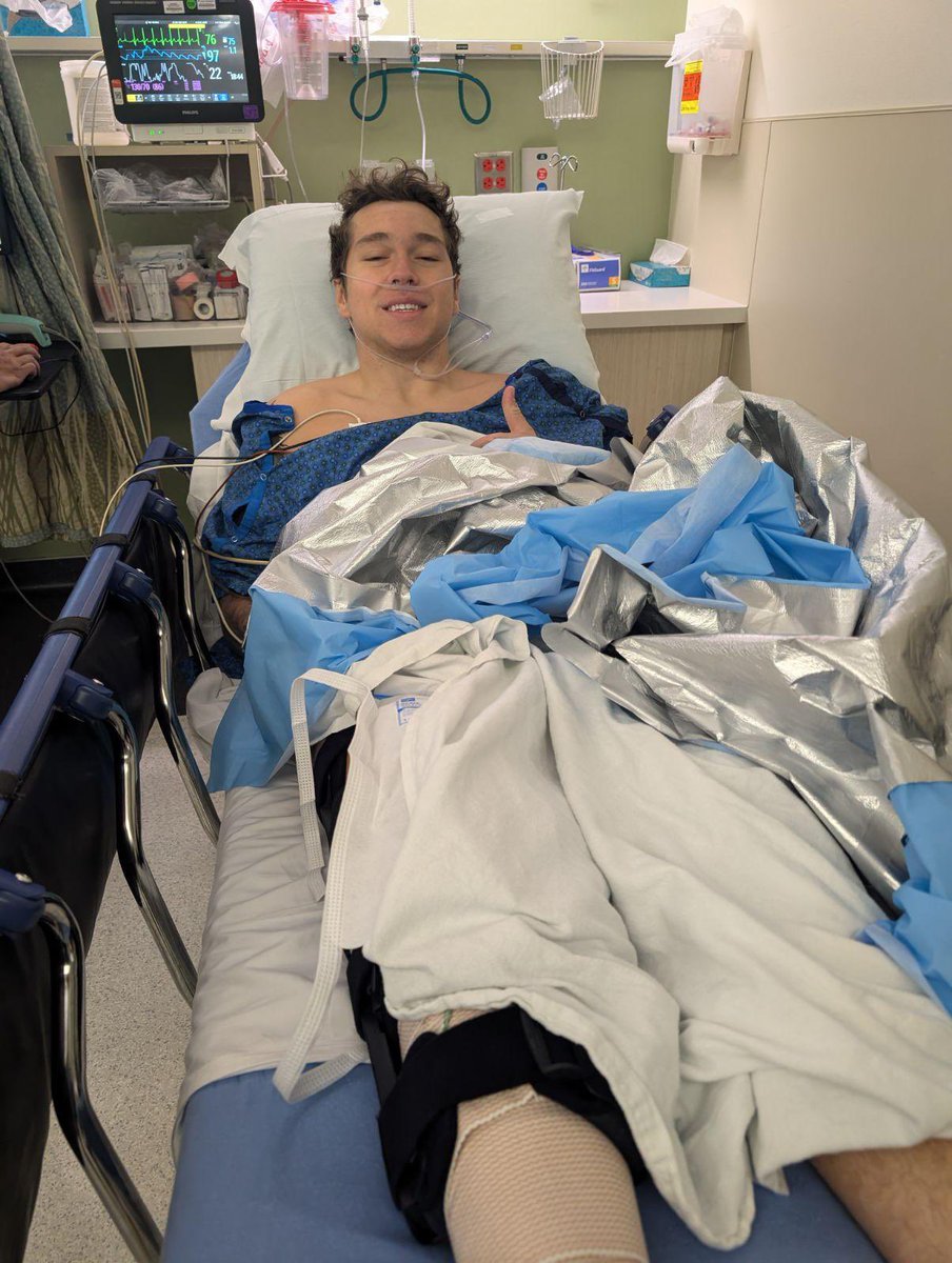 Well here we go again, thank you to all the doctors who did amazing in surgery! Both ACL and meniscus needed to be repaired, but God will guide me through this and I know with him I will persevere, I will be back.

Hebrews 10:36