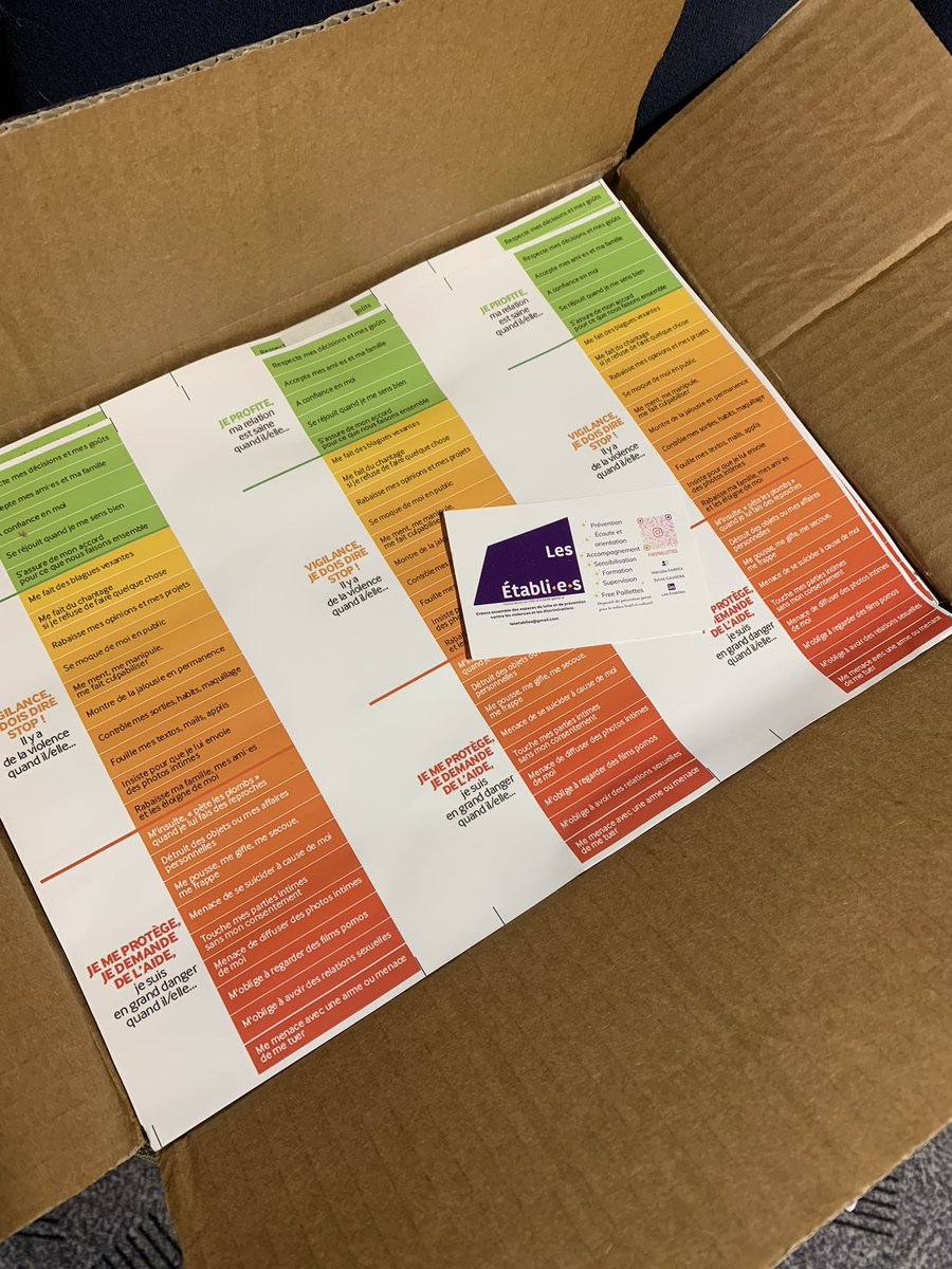 Collaboration avec l’association « Les Établi•e•s » !

Violentomètre désormais dans toutes les commandes et disponible au stand.

Liens de l’asso en commentaire ⬇️