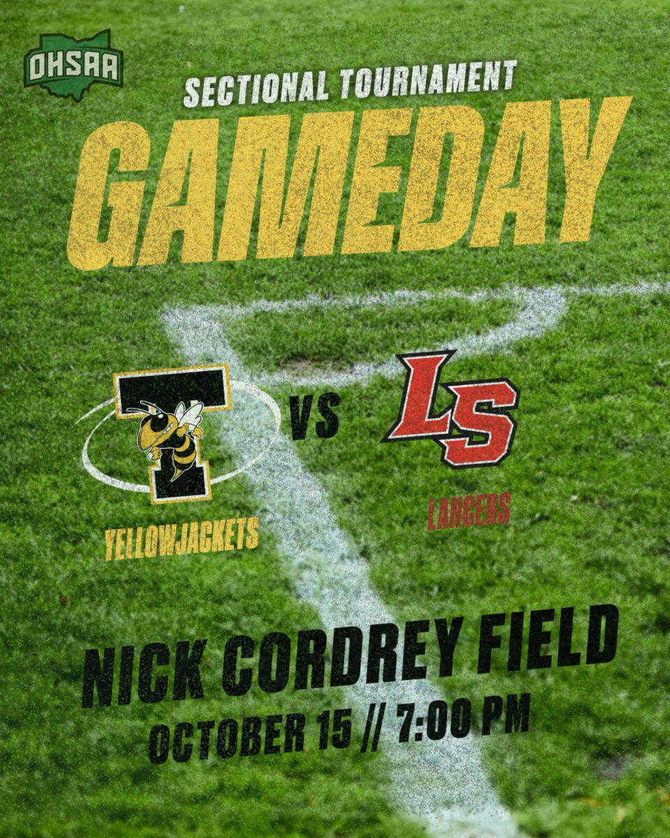 OHSAA 2024 Boys Soccer Tournament play begins tonight at home. 
Tickets MUST be purchased for this match. School passes will not be accepted. You can purchase tickets at ohsaa.org/tickets or by cash or card at the gate. 

See you tonight, Taylor Nation!