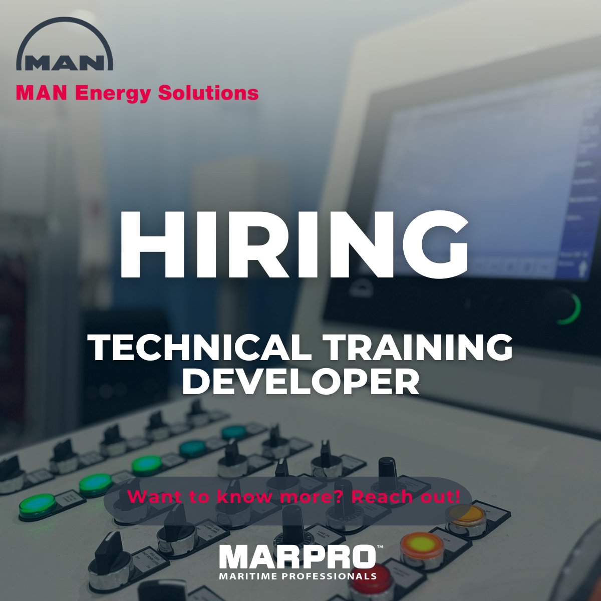 🚀 Friday Career Boost!
 
MAN Energy Solutions is hiring for the PrimeServ Academy in Copenhagen as a Technical Training Developer! 💼

Apply today and start your weekend right! 💥
lnkd.in/dAhMmsSR

#MarproGroup #MANEnergySolutions