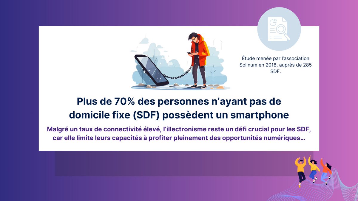 Comment favoriser l'#inclusionnumérique des SDF ?

Les services sociaux peuvent être un point d'appui pour faciliter l'accès à l'information, aux ressources et à l'autonomie des personnes en situation de précarité...

<a href="/lemondefr/">Le Monde</a> <a href="/Pauline__Lebas/">Pauline_Lebas</a> <a href="/CharlotteMartnz/">Charlotte Martinez</a> 
#illectronisme