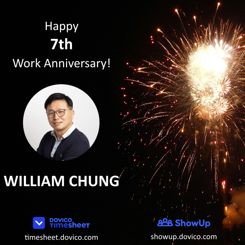 Feels like it was just yesterday that I was looking over your code during your job interview with us. Since then, you've done a lot to help us move Timesheet forward. Thank you for all of your hard work! Happy work anniversary Will! 🎉