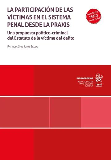 IAICMalaga's tweet image. Patricia San Juan Bello, una de las integrantes del equipo de investigación del Instituto, recién ha publicado su primera monografía sobre la participación de las víctimas en el sistema penal desde la praxis:

¡Enhorabuena, compañera! 🤗📕