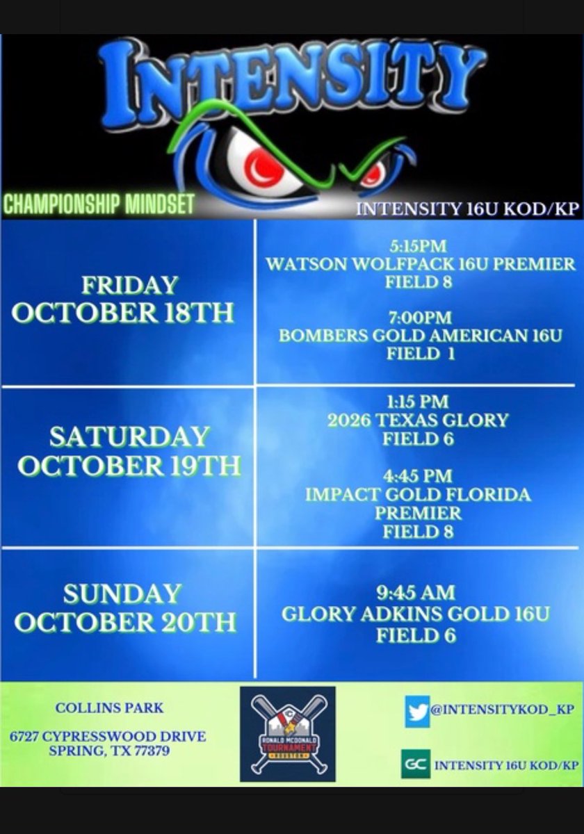 Lilyann Surber (@lilysurber27) on Twitter photo I am looking forward to playing the Ronald McDonald tournament this weekend in Texas!! <a href="/IntensityKOD_KP/">kp@jerseyintensity.com</a> <a href="/intensitykod/">Kevin ODonnell</a> <a href="/LineDsoftball/">Line Drive Media</a> <a href="/ExtraInningSB/">EXTRA INNING SOFTBALL</a> <a href="/TCSFastpitch/">TC Fastpitch</a> <a href="/SoftballDown/">Down South Softball</a> <a href="/CoastRecruits/">Coast 2 Coast Recruits</a> I am looking forward to playing the Ronald McDonald tournament this weekend in Texas!! <a href="/IntensityKOD_KP/">kp@jerseyintensity.com</a> <a href="/intensitykod/">Kevin ODonnell</a> <a href="/LineDsoftball/">Line Drive Media</a> <a href="/ExtraInningSB/">EXTRA INNING SOFTBALL</a> <a href="/TCSFastpitch/">TC Fastpitch</a> <a href="/SoftballDown/">Down South Softball</a> <a href="/CoastRecruits/">Coast 2 Coast Recruits</a>