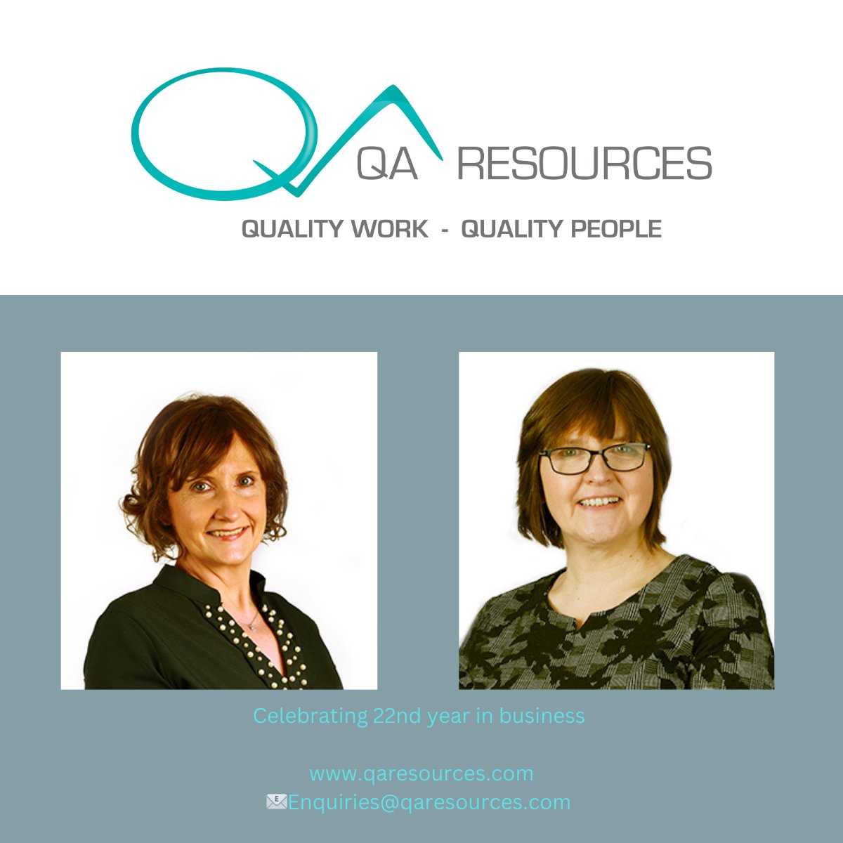 We are celebrating our 22nd year in business.
If you would like to receive contract updates for a diverse range of Quality Assurance &amp; Validation career opportunities, checkout our website &amp; subscribe to mailing list.
qaresources.com/careers 
#jobopportunities #qualityassurance