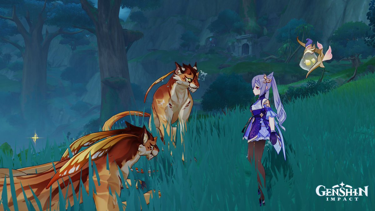 Cat recognises cat 😹

#GenshinImpact #HoYoverse #gaming #playstation #VirtualPhotograhy