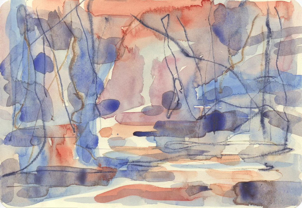 Aslıhan Kaplan Bayrak, Yıldız Ada 1 | Star Island 1, 2024, suluboya | watercolor, 14x20,5cm #aslıhankaplanbayrak #yıldızada #starisland #labirentsanat #art #artcollector #artgallery #artoftheday #artpiece #contemporaryart #creative #dailyart #minimal #emergingart #exhibition