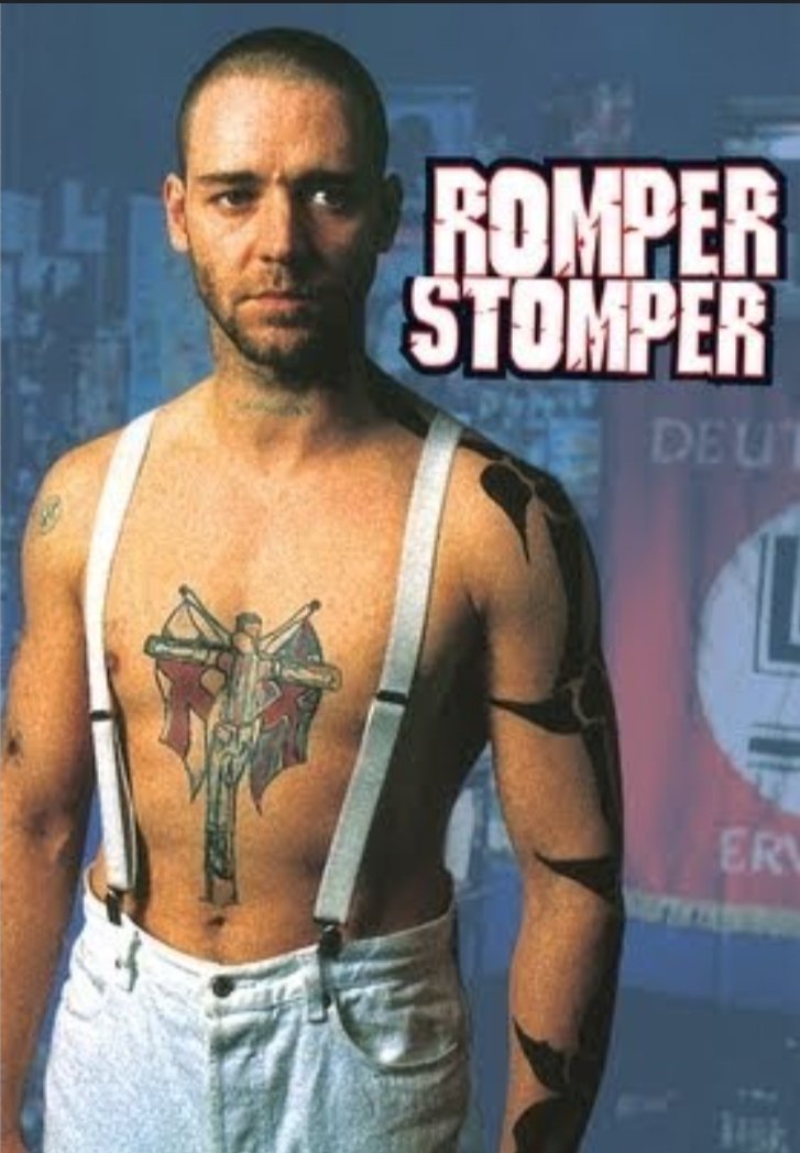 vikare06's tweet image. Mfw nobody mentions "Romper Stomper" kino