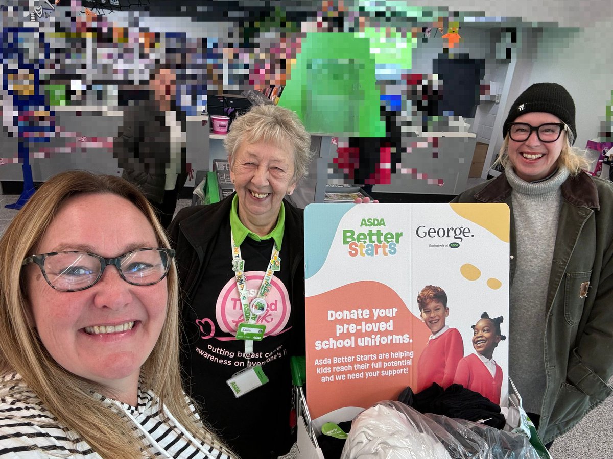 No only are <a href="/asda/">Asda</a> amazing and collecting and donations uniform for our project, but spending time with the lovely Laura always brings us joy!!! Thank you Laura!!! <a href="/asdaprteam/">Asda PR Team</a>