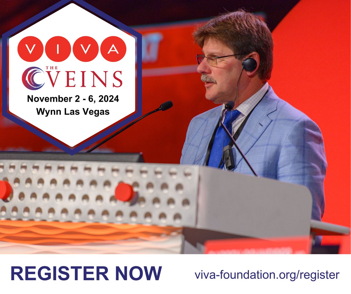 Next month, 150+ of the best &amp; brightest minds from all specialties in vascular disease will come together to give their perspectives on what’s happening now &amp; what’s next for clinicians. Don't miss the data, cases, tech, &amp; hands-on labs. 

Register now -  viva-foundation.org/register