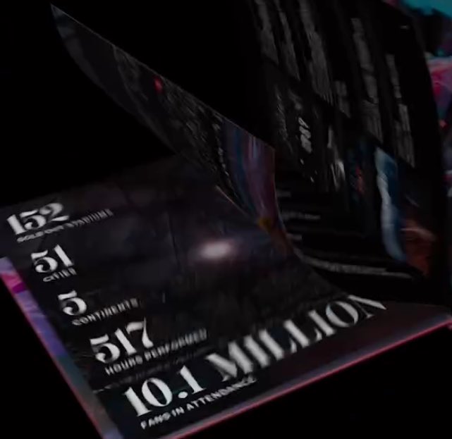 152 SOLD OUT STADIUMS 
51 CITIES
5 CONTINENTS
517 HOURS PERFORMED
10.1 MILLION FANS IN ATTENDANCE 

that’s a real fuckin legacy. 
#TheOfficialTSTheErasTourBook