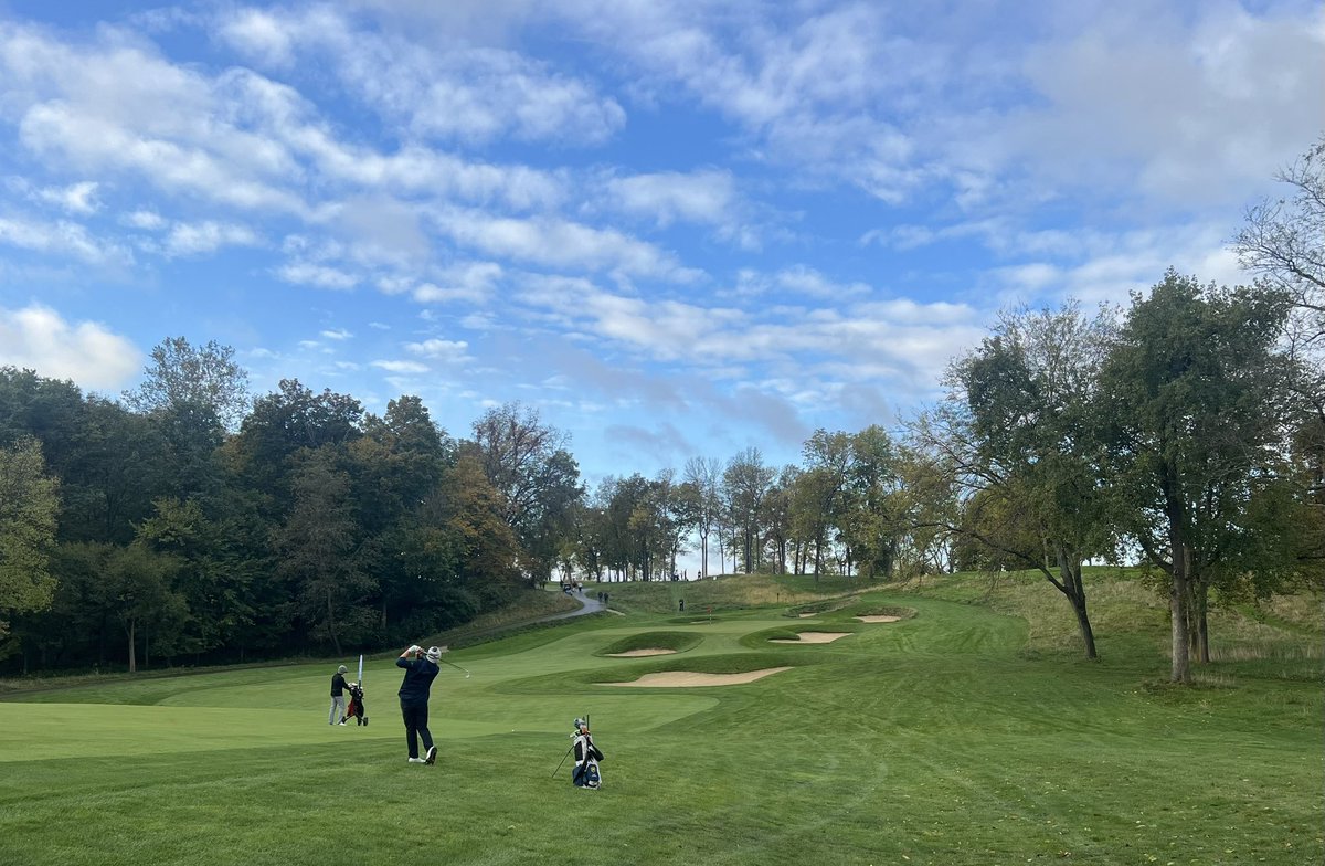 OHSAASports's tweet image. ⛳️#OHSAA GOLF: Day 2 of Division I girls and boys is off and rolling here at NCR Country Club in Kettering. Follow live results here: ohsaa.org/Sports-Tournam…