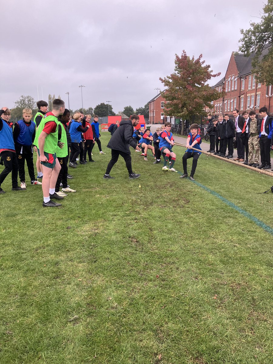 SandbachXtra's tweet photo. TUG OF WAR 🏆 

Day 2 and over to year 9. 
@CraigHouse_ recover from 4th yesterday to win todays competition 

#HousePride https://t.co/zSe7iAfZOI