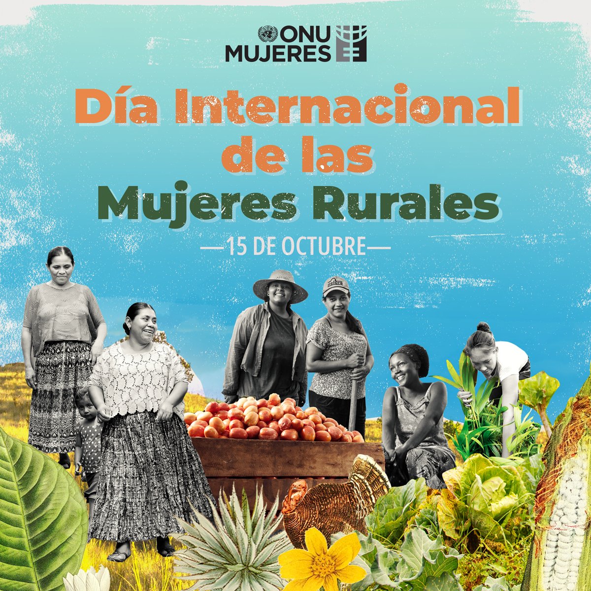 ONUMujeres's tweet image. 🌾🌿 Las mujeres rurales garantizan la seguridad alimentaria de sus comunidades, generan resiliencia ante el cambio climático y fortalecen las economías.​

​Apreciemos la labor de las #MujeresRurales en la lucha contra el #HambreCero.