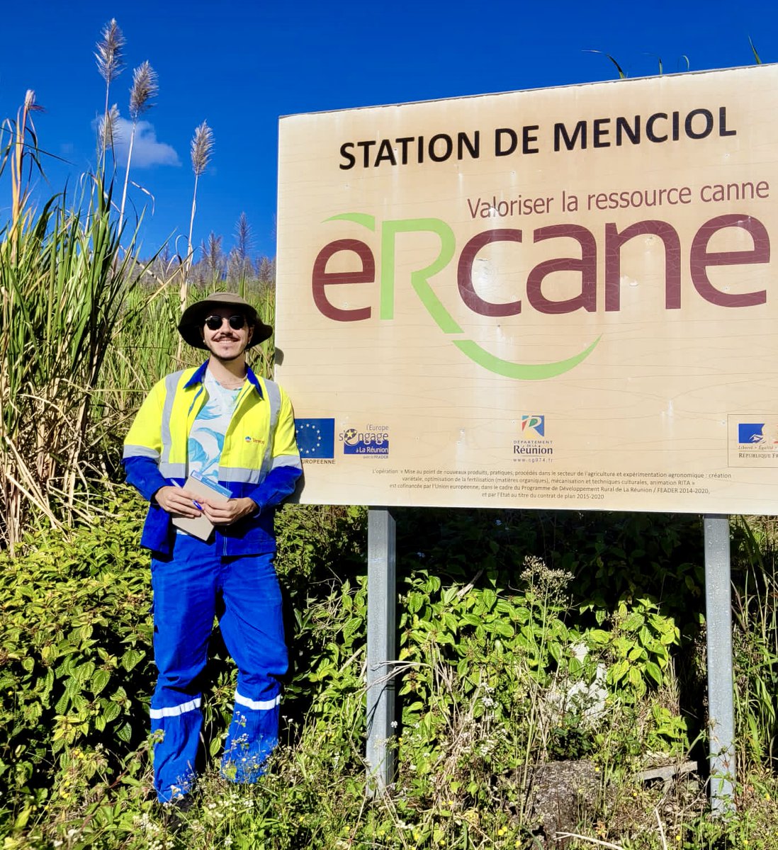 [#phimPhD] 📢En novembre #JordanDijoux défendra son travail de thèse sur la résistance de la #canneàsucre à la #rouilleorangée et la diversité de l'agent pathogène #Pucciniakuehnii <a href="/PHIM_research/">Plant Health Institute Montpellier</a> <a href="/Cirad/">Cirad</a> #eRcane
🗓️19/11, 09:00 
🏢Amphithéâtre Jacques Alliot, Cirad de Lavalette