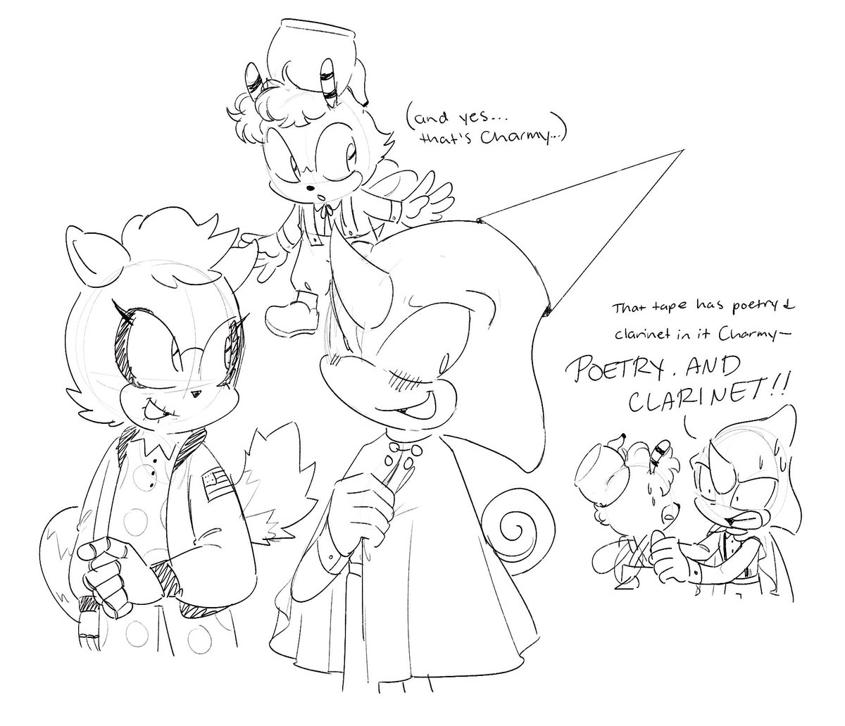 Espingle sketches but it's Over the Garden Wall 