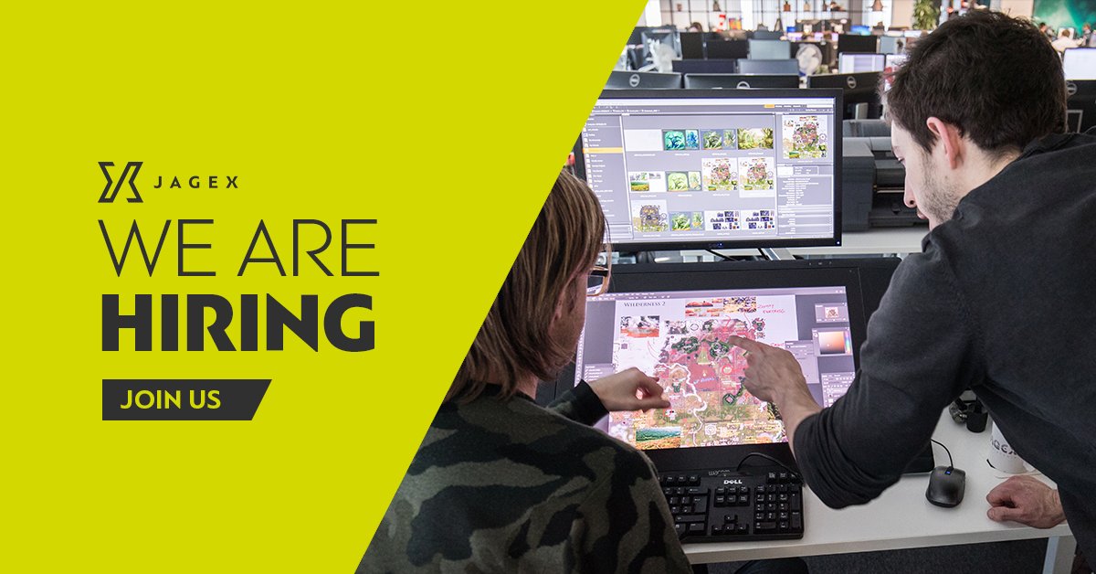 Are you a Technically minded Product Manager?

You'll help drive the success of recently announced Project Zanaris, building groundbreaking MMO features that allows players to run and customise their own game worlds.

Learn more and apply:
apply.workable.com/jagex-limited/…