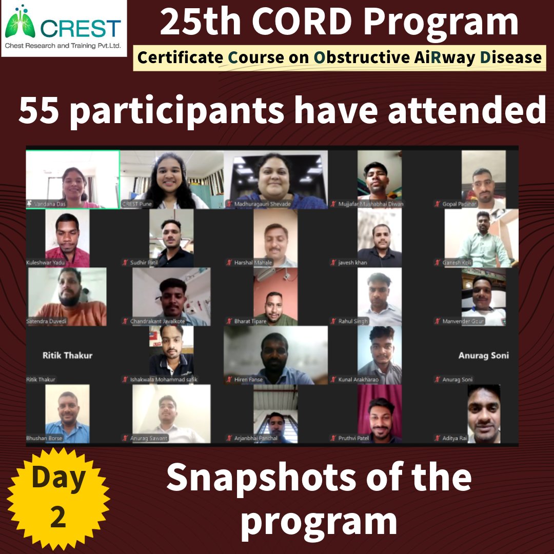 Chest Research and Training Pvt Ltd tweet media