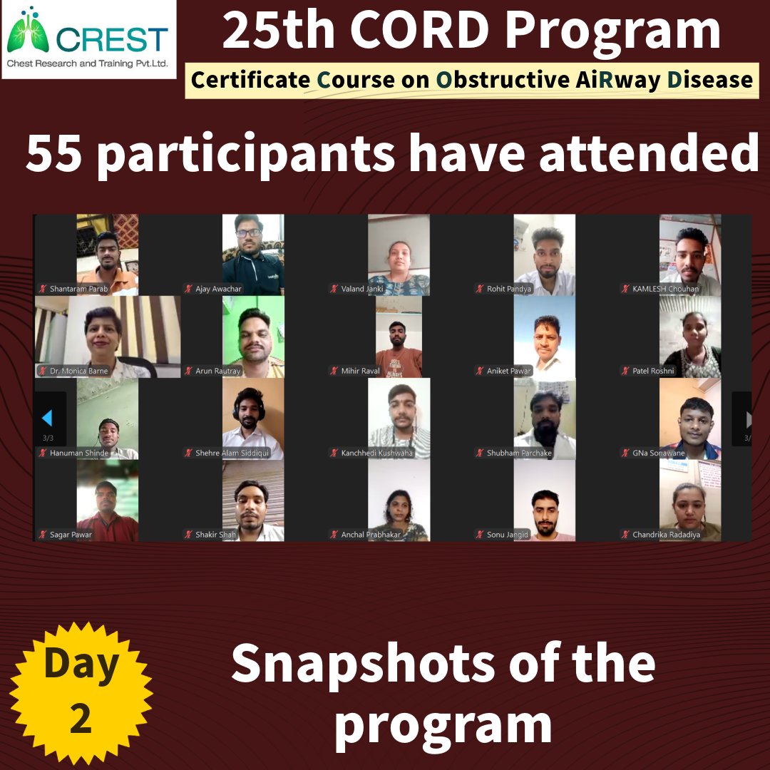 Chest Research and Training Pvt Ltd tweet media
