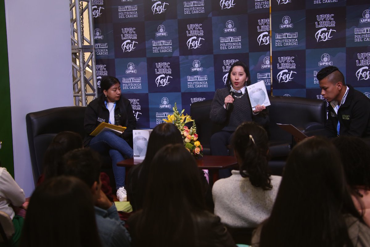 📖La PhD <a href="/gabychacarla/">Gabriela Cuadrado Barreto</a> presentó el libro "Diagnóstico situacional de la internacionalización en la universidad ecuatoriana", resultado del estudio promovido por la #ASESEC. Gracias Editorial de la <a href="/UpecCarchi/">UPEC</a> por apoyar el proyecto. #InvestigaciónAcádemica.