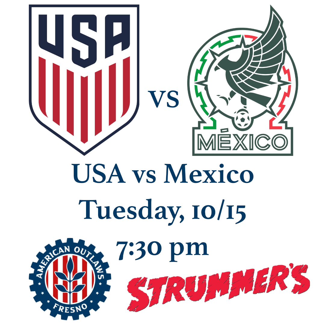 Tonight at <a href="/StrummersFresno/">Strummer's</a> 
Kickoff is 7:30 but come early and hang out, grab some food, have some fun