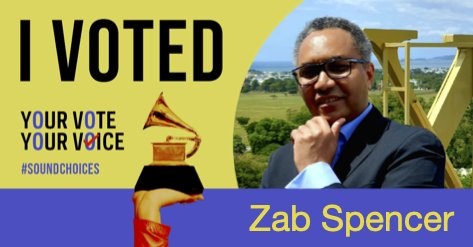 ZabSpencerMusic's tweet photo. ✨ The GRAMMY is the only music award voted on and determined by music creators: voters like me are artists, songwriters, producers, engineers, musicians, or composers. 🎶 #GRAMMYs https://t.co/ZJXTRT4TKl