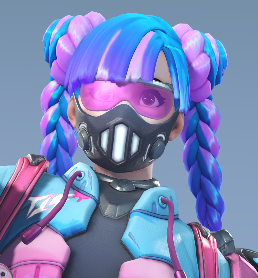 pampurins's tweet photo. Okay but Neon Streets Mei skin is adorable and i love the hair on her!!!  🩷💜 https://t.co/0oGuKd83M7