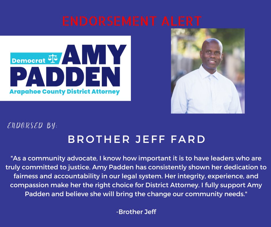 Amy Padden, candidate, Arapahoe County DA (JD18) ⚖ tweet media