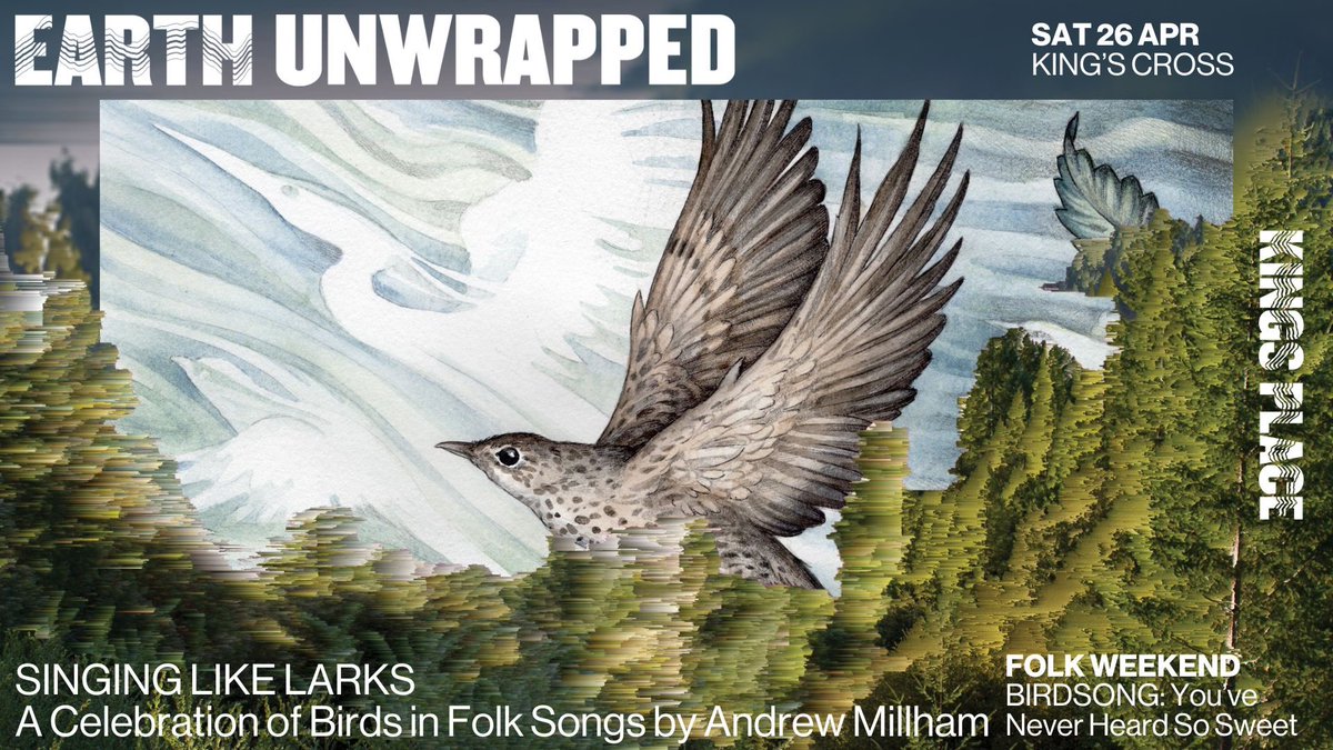 AndrewMillham's tweet image. Tickets are now available for my book talk (with music!) @KingsPlace in April. It is part of the ‘Birdsong: You’ve Never Heard So Sweet’ folk weekend. 🎶🐦 

kingsplace.co.uk/whats-on/words…