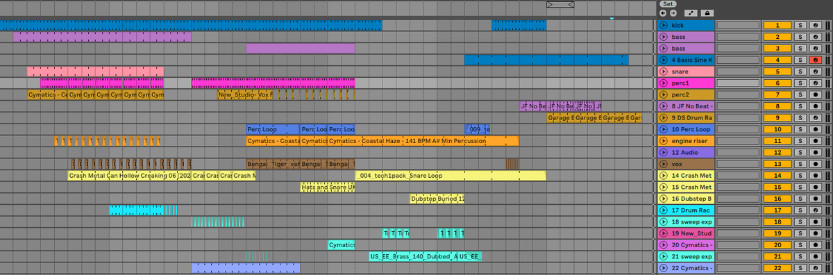 you ever zone out and make a 12 minute industrial techno track?