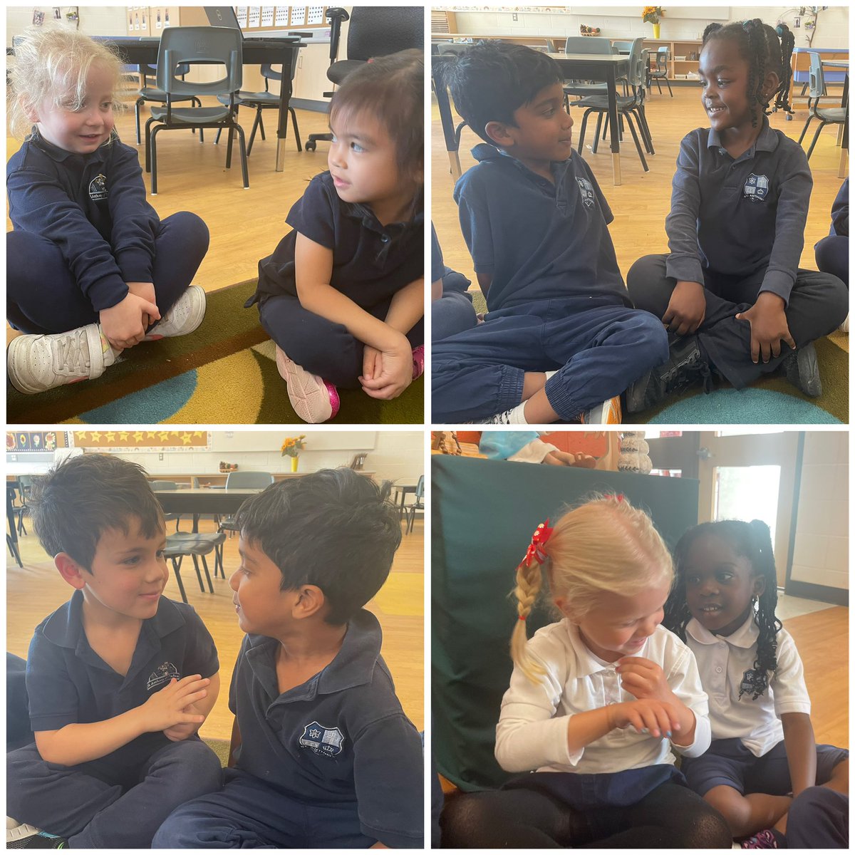 Pavao_Cecco's tweet photo. We are working hard to build our MindUp community and create a caring classroom. As we returned to school from an extra long weekend, we met as a school family and wished each other a happy day with our welcome hearts! @MindUP @KrystleMCR @saopmilton1 https://t.co/mWIqUZJMLO