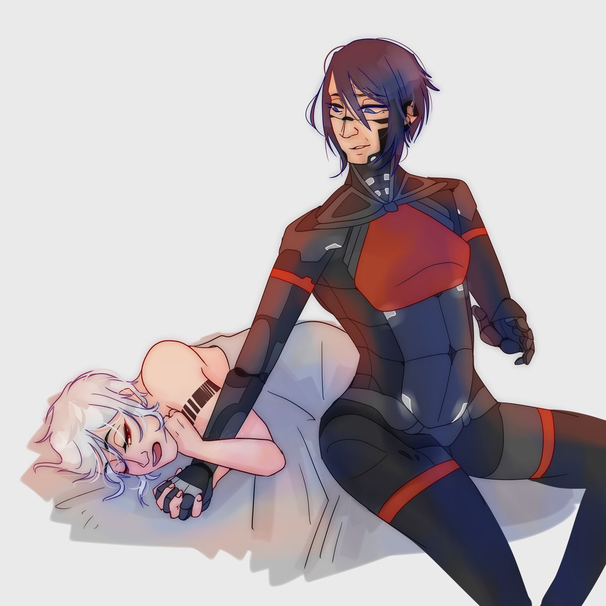 bloodycorset's tweet photo. Oh Elster, she's got you in the girlfriend grip.
You can't possibly leave now https://t.co/zWFQFRm0Js