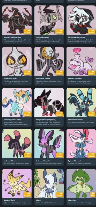 Ko-Fi design shop sale!
For 25% off get anything you want! I have tons of cheap stuff, a lot of them being Pokemon such as Eevee and Zorua
Use the code to apply it
ko-fi.com/infectois/link…