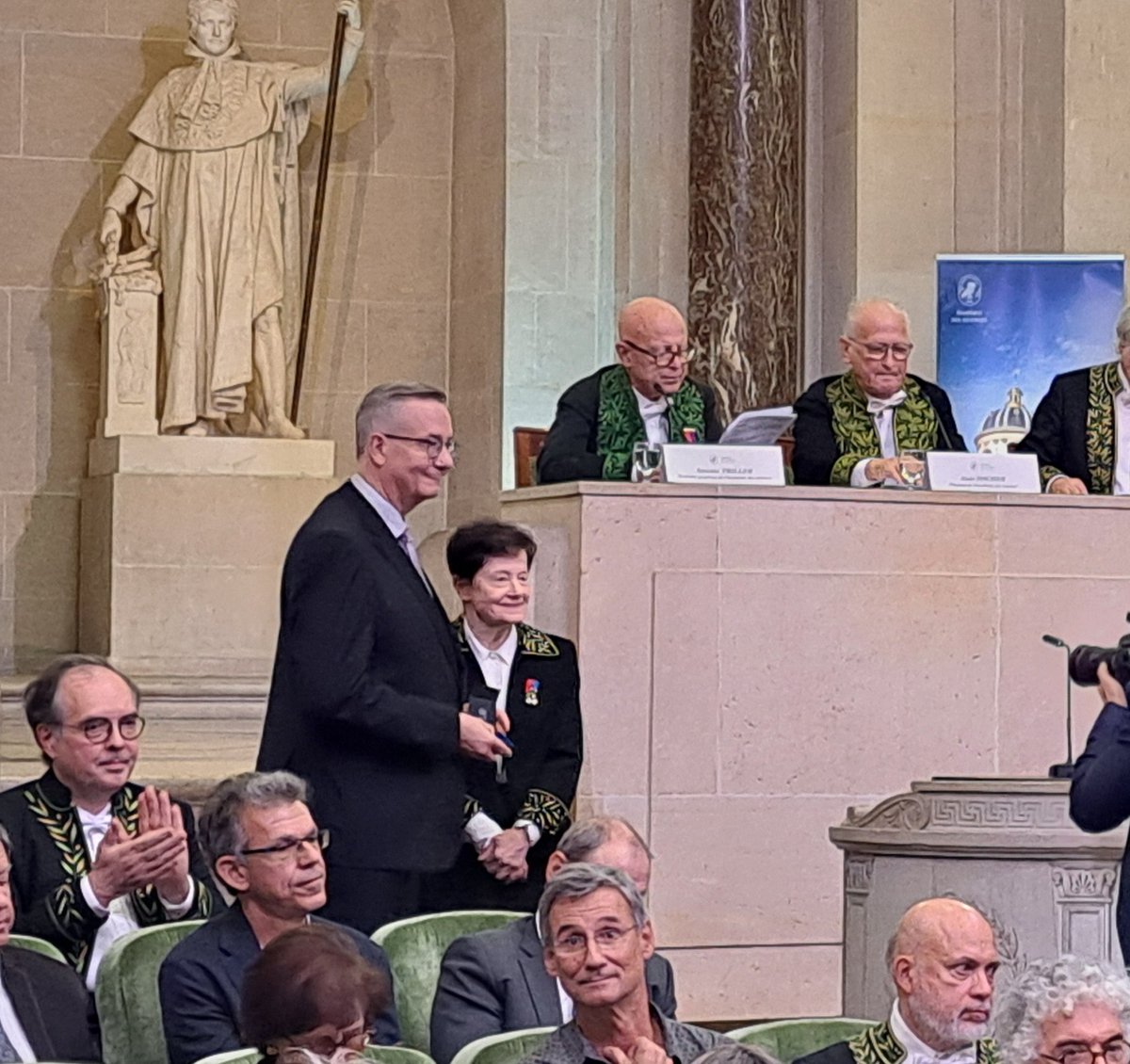 DonnardMorgan's tweet image. Really happy to attend to the Académie des Sciences award ceremony where two close colleagues are honored : Frédéric Leroux and Sami Lakhdar! Congratulations my friends!