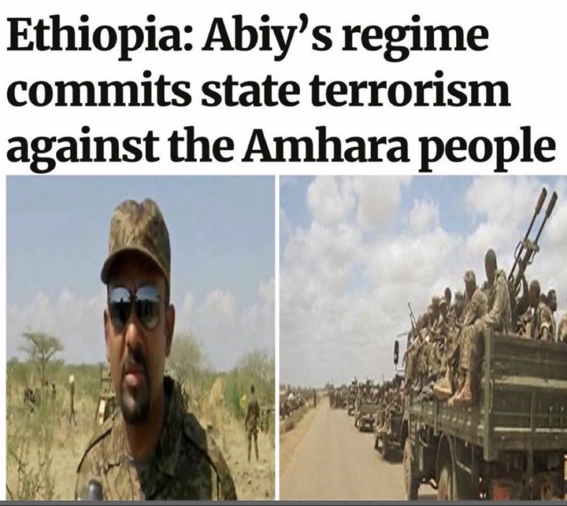 JusticeIsNotFree (@amharafirst88) on Twitter photo Imminent state collapse as Abiy’s genocidal regime continues to target millions of #Amhara civilians and destroy educational/economic/religious institutions.
<a href="/USEmbassyAddis/">U.S. Embassy Addis</a> <a href="/hrw/">Human Rights Watch</a> <a href="/MikeHammerUSA/">Mike Hammer</a> <a href="/EUCouncil/">EU Council</a> <a href="/_AfricanUnion/">African Union</a> <a href="/cnni/">CNN International</a> <a href="/BBCAfrica/">BBC News Africa</a> <a href="/Reuters/">Reuters</a> <a href="/FRANCE24/">FRANCE 24</a> <a href="/AlJazeera/">Al Jazeera PR</a> Imminent state collapse as Abiy’s genocidal regime continues to target millions of #Amhara civilians and destroy educational/economic/religious institutions.
<a href="/USEmbassyAddis/">U.S. Embassy Addis</a> <a href="/hrw/">Human Rights Watch</a> <a href="/MikeHammerUSA/">Mike Hammer</a> <a href="/EUCouncil/">EU Council</a> <a href="/_AfricanUnion/">African Union</a> <a href="/cnni/">CNN International</a> <a href="/BBCAfrica/">BBC News Africa</a> <a href="/Reuters/">Reuters</a> <a href="/FRANCE24/">FRANCE 24</a> <a href="/AlJazeera/">Al Jazeera PR</a>