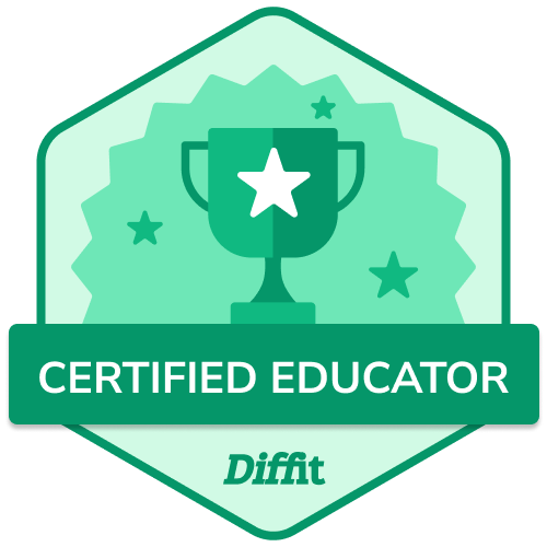 I just completed the @diffitapp Certified Educator course! 

With Diffit I can...
📚 Adapt any text to be “just right” for any student!
📖 Generate instant differentiated resources!
📝 Export resources to ready-to-use student activity templates!