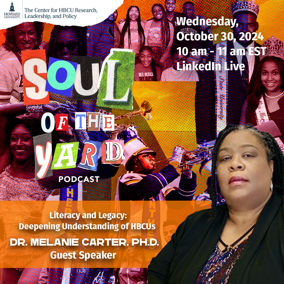 PhamNelson's tweet photo. They dive into critical topics such as HBCU leadership, policy literacy, and student success, providing listeners with insights into how these institutions continue to drive social and academic change.

#TheHBCUCenter #SOULoftheYard #HBCUsMatter #HBCUs #BlackHigherEd #FAMU #HU https://t.co/7VdBh4n5XC