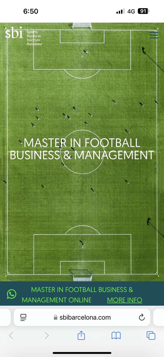 مرحله جديده فى التطويرذات وفى برشلونه نبدا دراسه الماجستير 
 في الأعمال والإدارة لكرة القدم من معهد SBI.
سعياً مني لتطوير مهاراتي التي اكتسبتها كلاعب وإداري وكذلك في اكتساب مهارات أخرى جديدة من خبراء كبار ولهم باع طويل في كرة القدم.
أسأل الله أن يوفقني ولاتنسونى من دعواتكم